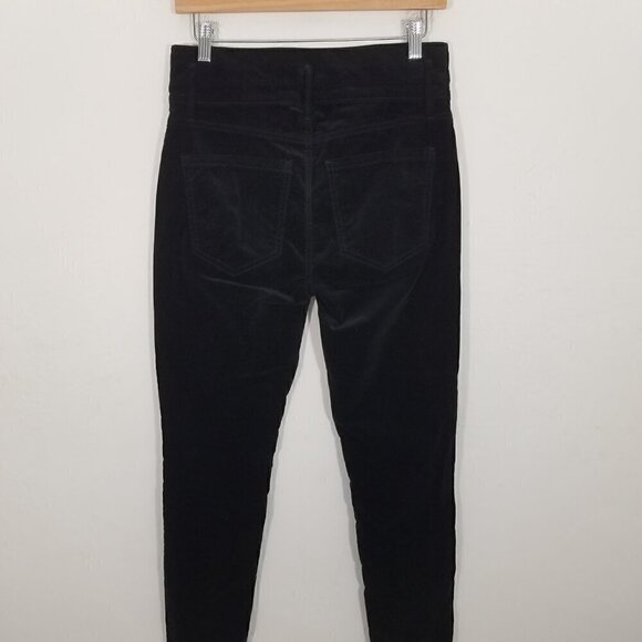 Ann Taylor Velvet High Rise Stretch Pants Black Size 6 - Picture 6 of 8